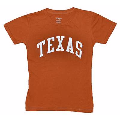 Texas T-shirt - Ladies By League - Texas Orange