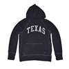 Texas Hooded Sweatshirt - Ladies Hoody By League - Navy