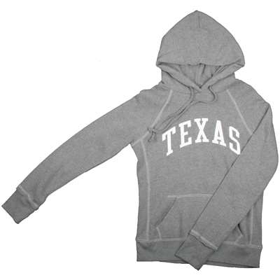 Texas Hooded Sweatshirt - Ladies Hoody By League - Midnight Heather