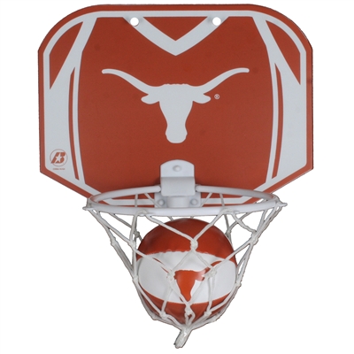 Texas Mini Basketball And Hoop Set