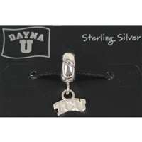 TCU Horned Frogs Sterling Silver Charm Bead