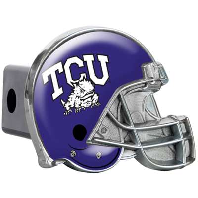TCU Horned Frogs Trailer Hitch Receiver Cover - Helmet