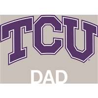 TCU Horned Frogs Transfer Decal - Dad