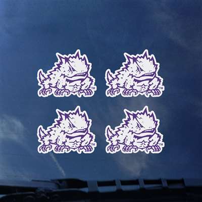 TCU Horned Frogs Transfer Decals - Set of 4