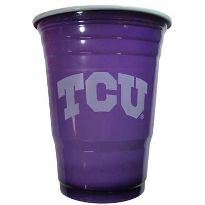 TCU Horned Frogs Plastic Game Day Cup - 18 Count