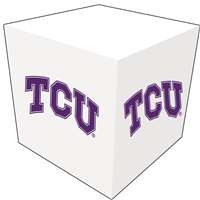 TCU Horned Frogs Sticky Note Memo Cube - 550 Sheets