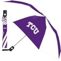 TCU Horned Frogs Umbrella - Auto Folding