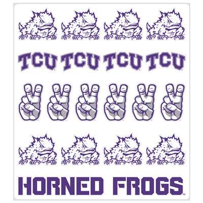 TCU Horned Frogs Multi-Purpose Vinyl Sticker Sheet
