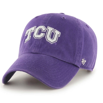 TCU Horned Frogs 47 Brand Clean Up Adjustable Hat