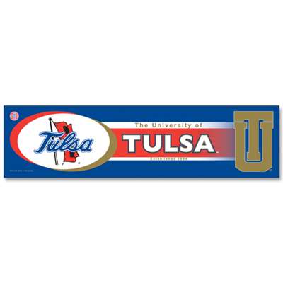 Tulsa Golden Hurricane Bumper Sticker