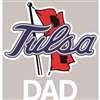 Tulsa Golden Hurricanes Transfer Decal - Dad