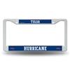 Tulsa Golden Hurricanes White Plastic License Plate Frame