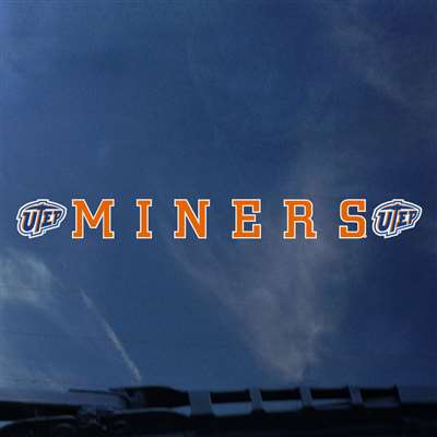 UTEP Miners Automotive Transfer Decal Strip
