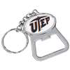 Utep Miners Metal Key Chain And Bottle Opener W/domed Insert