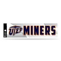 Utep Miners Bumper Sticker