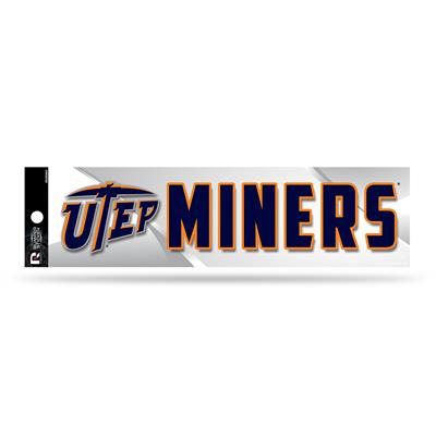 Utep Miners Bumper Sticker