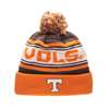 Tennessee Volunteers Zephyr Finish Line Pom Knit Beanie