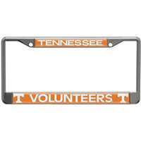 Tennessee Volunteers Metal License Plate Frame w/Domed Acrylic