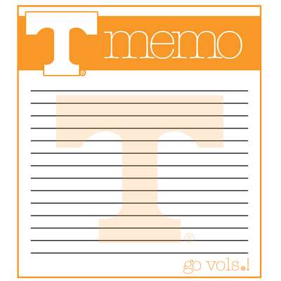 Tennessee Volunteers Memo Note Pad - 2 Pads