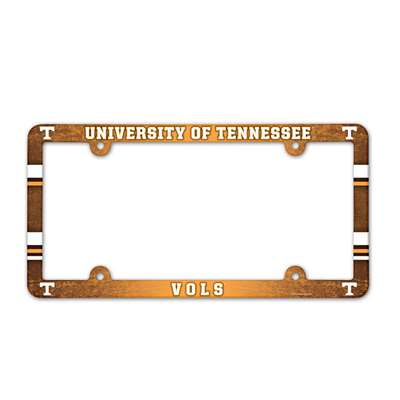 Tennessee Volunteers Plastic License Plate Frame
