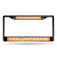 Tennessee Volunteers Inlaid Acrylic Black License Plate Frame
