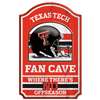 Texas Tech Red Raiders Fan Cave Wood Sign