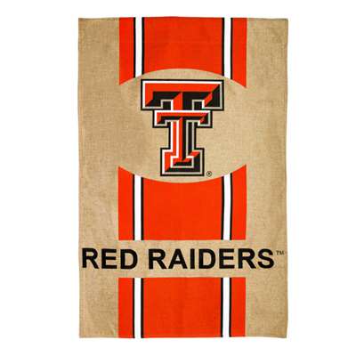 Texas Tech Red Raiders Burlap Flag - 28" x 44"