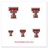 Texas Tech Red Raiders Fingernail Tattoos - 4 Pack