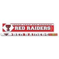 Texas Tech Red Raiders Pencil - 6-pack