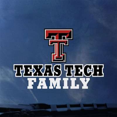 Texas Tech Red Raiders Transfer Decal - Family