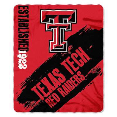 Texas Tech Red Raiders Painted Fleece Throw Blanket