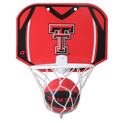 Texas Tech Red Raiders Mini Basketball And Hoop Set