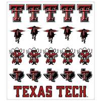 Texas Tech Red Raiders Multi-Purpose Vinyl Sticker Sheet