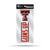 Texas Tech Red Raiders Double Up Die Cut Decal Set