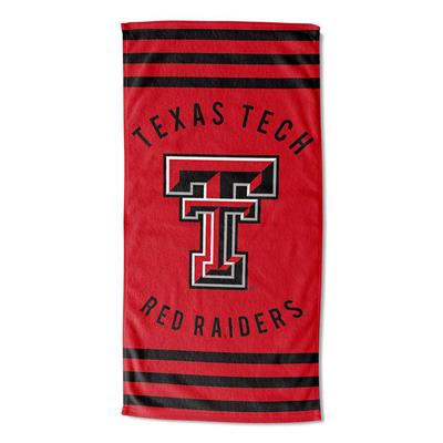 Texas Tech Red Raiders Stripes Beach Towel