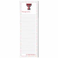 Texas Tech Red Raiders Magnetic To Do List Pad