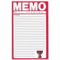 Texas Tech Red Raiders 5" x 8" Memo Note Pad - 2 P