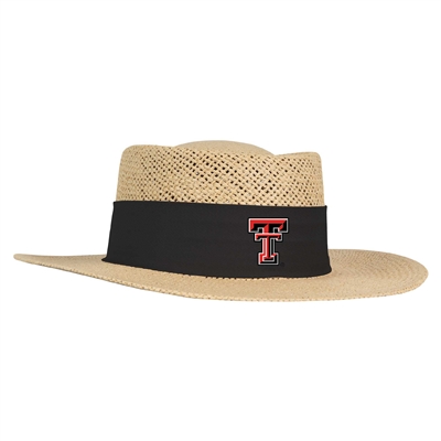 Texas Tech Red Raiders Ahead Gambler Straw Hat