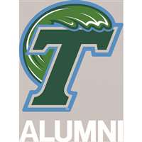 Tulane Green Wave Transfer Decal - Alumni