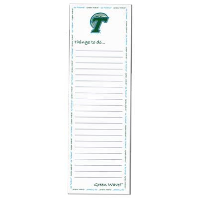 Tulane Green Wave Magnetic To Do List Pad