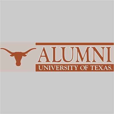 Texas Longhorns Die Cut Decal Strip - Alumni