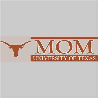 Texas Longhorns Die Cut Decal Strip - Mom
