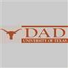 Texas Longhorns Die Cut Decal Strip - Dad