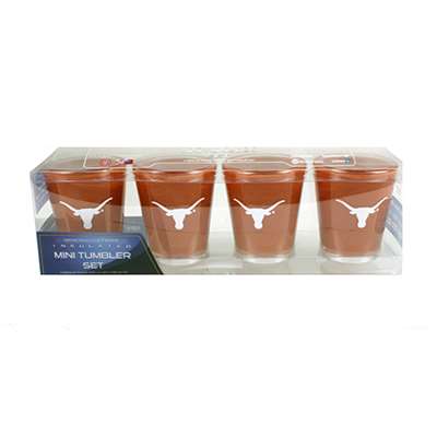 Texas Longhorns Shot Glass - 4 Pack