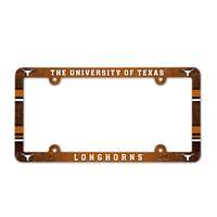 Texas Longhorns Plastic License Plate Frame