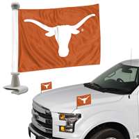 Texas Longhorns Vehicle Ambassador Flag - 2 Pack