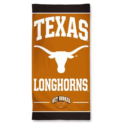 Texas Longhorns Cotton Fiber Beach Towel