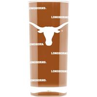 Texas Longhorns Acrylic Square Tumbler Glass - 16 oz