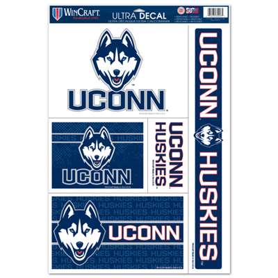 UConn Huskies Ultra Decal Set - 11'' X 17''