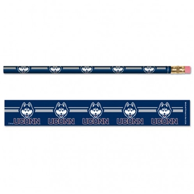 Uconn Huskies Pencil - 6-pack - Navy
